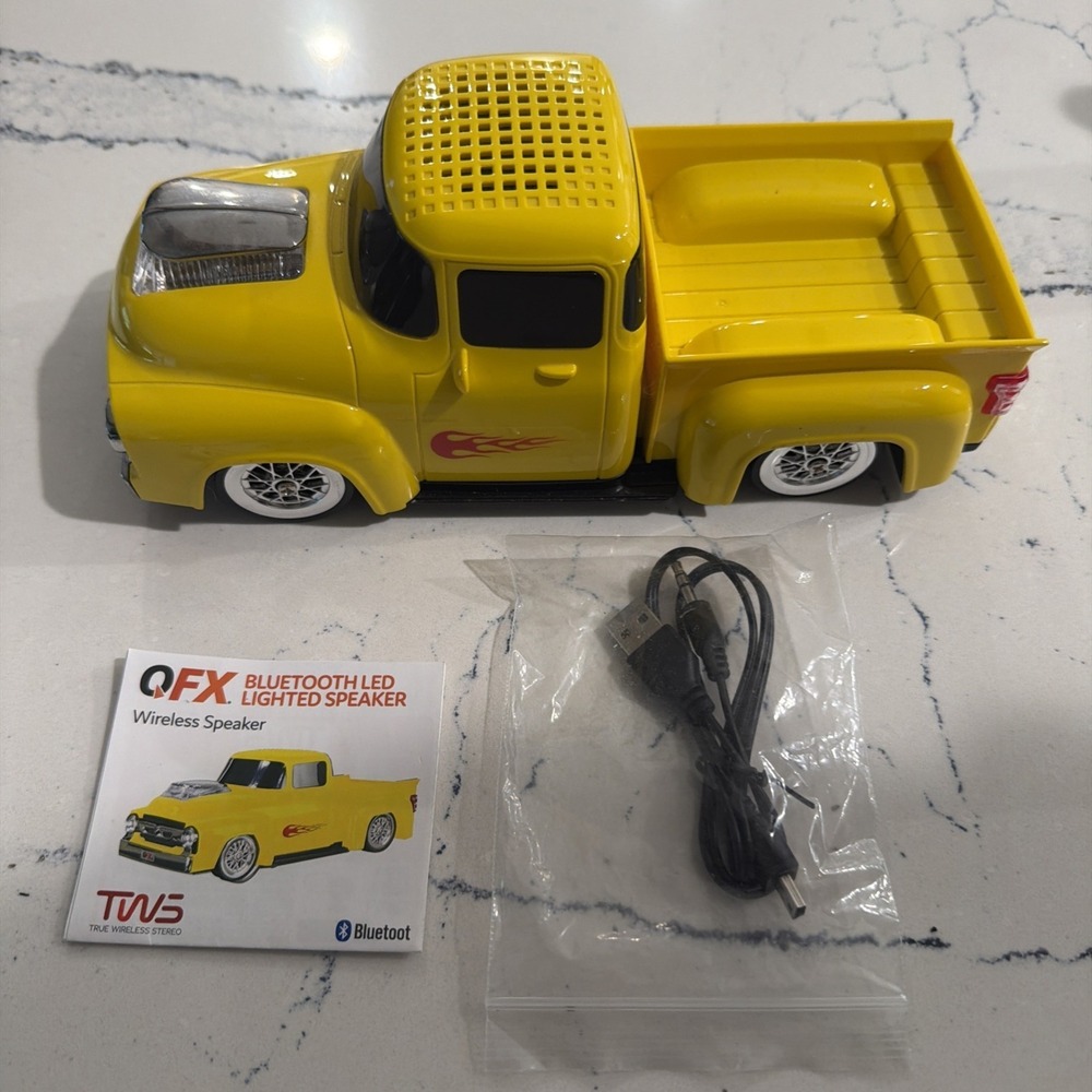 Bluetooth 1956 Pickup Truck Replica Speaker Dual 2" Speakers